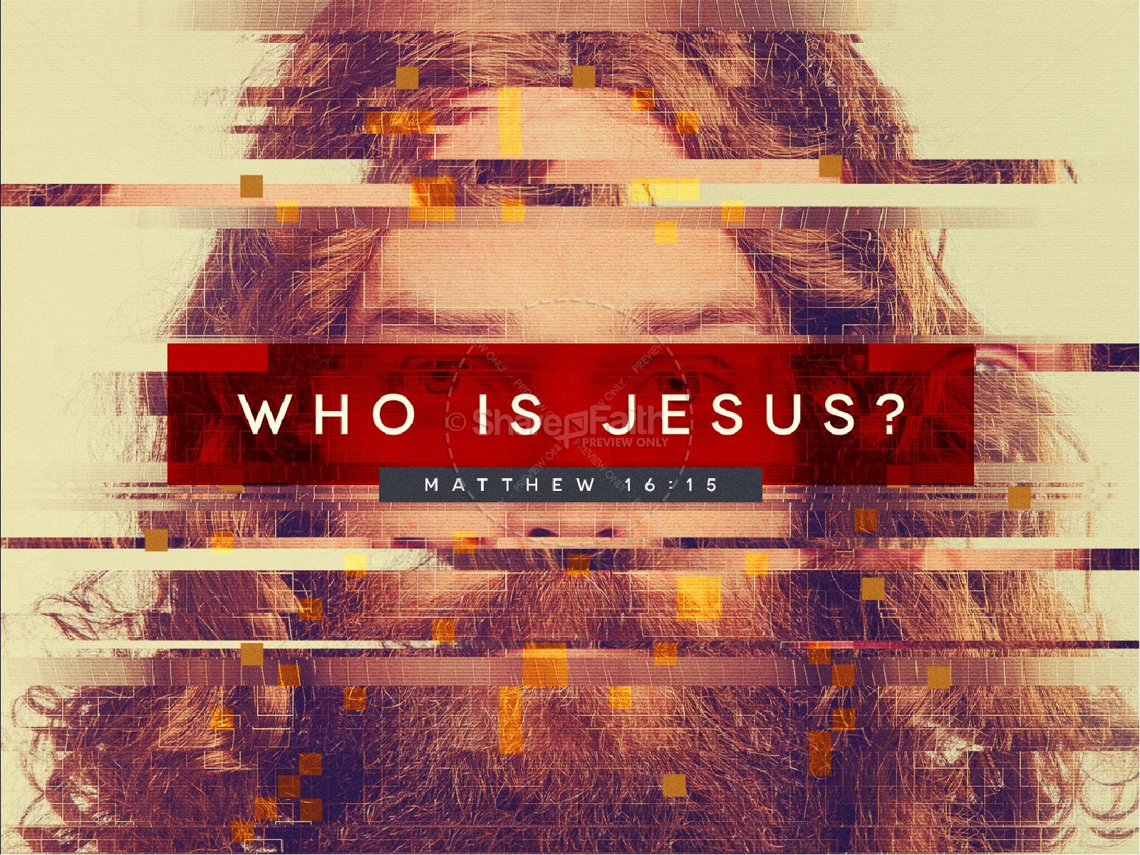 Who Is Jesus Sermon Graphic