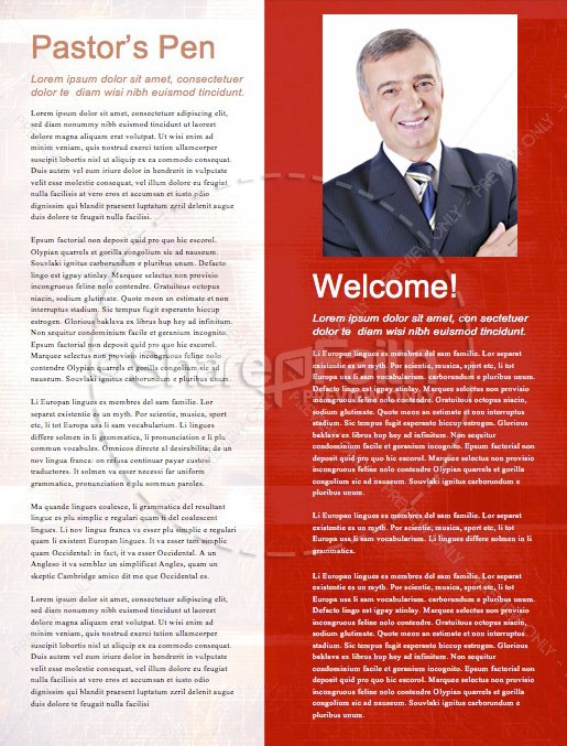 Who Is Jesus Church Newsletter Template | page 3