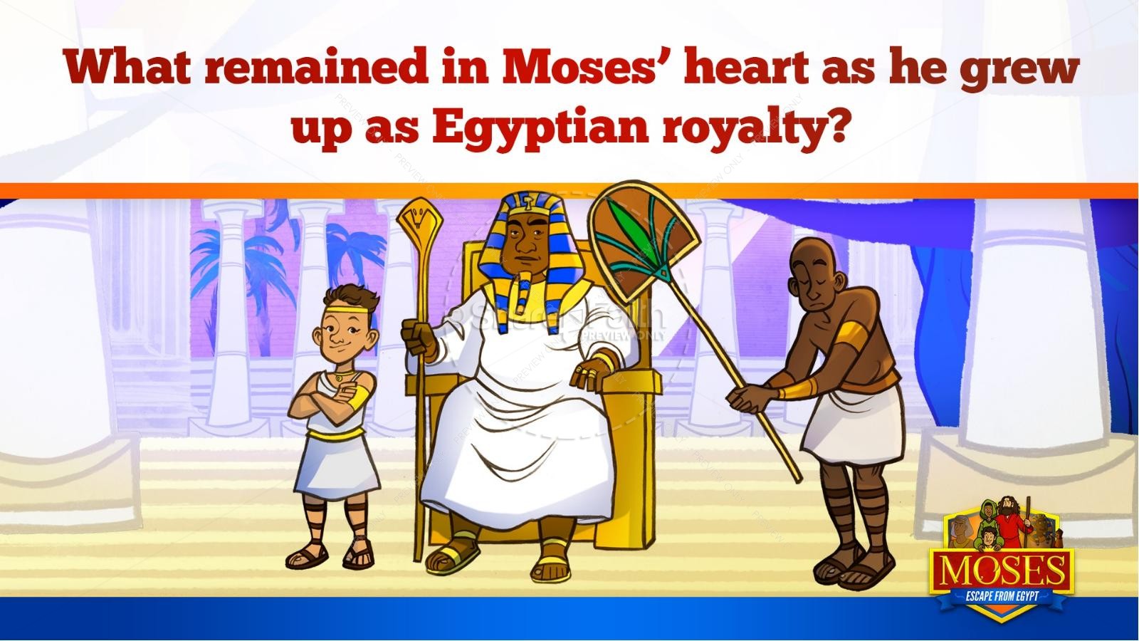 Exodus 2 Moses Escapes From Egypt Kids Bible Story Thumbnail 11