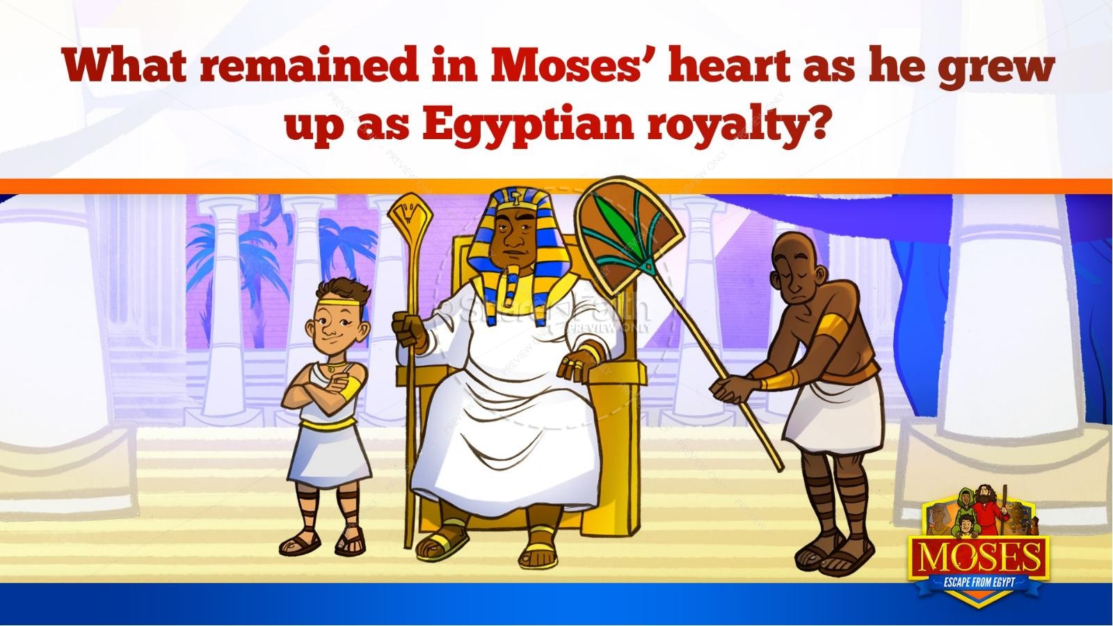 Exodus 2 Moses Escapes From Egypt Kids Bible Story