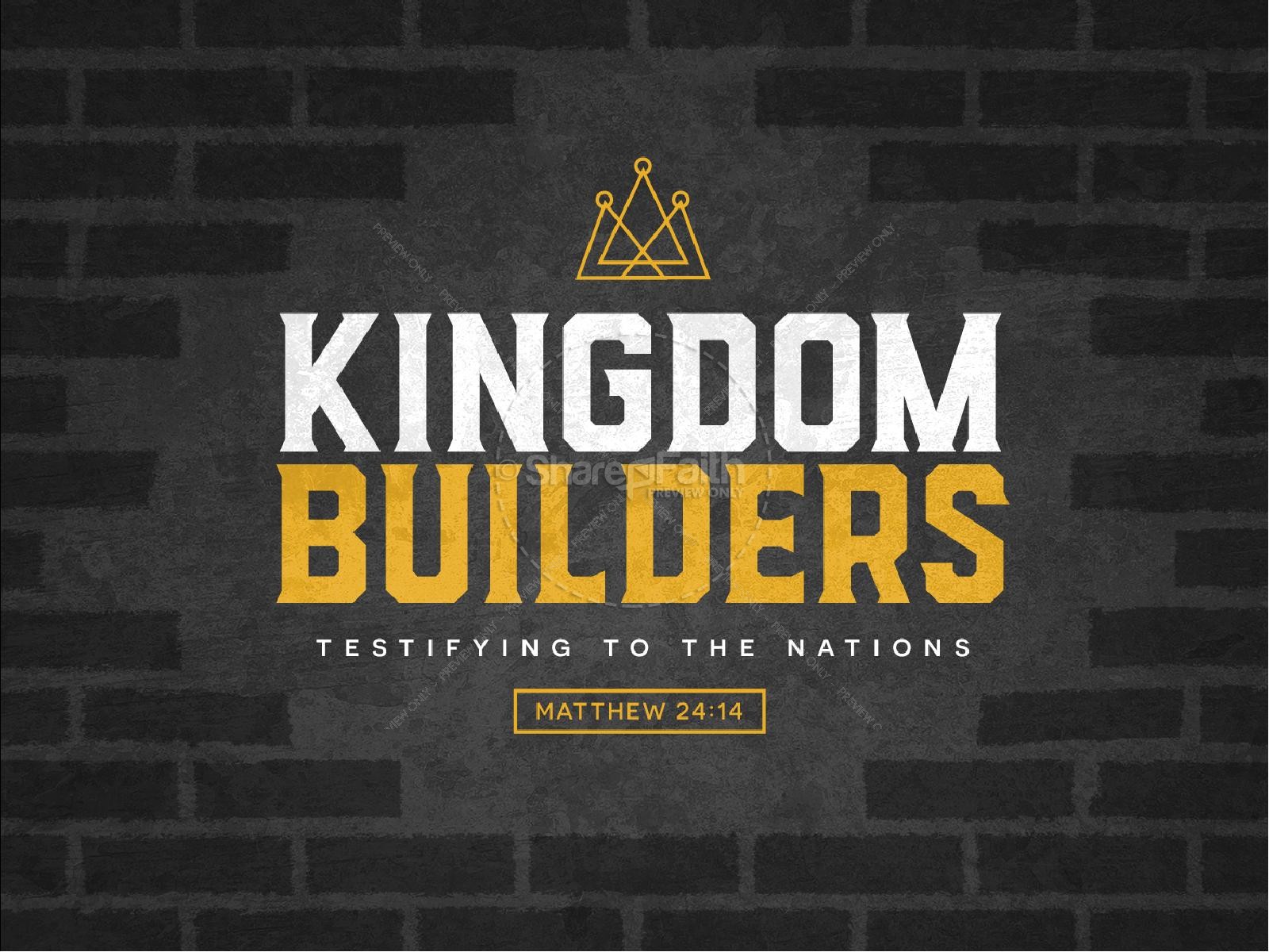 Kingdom Builders Sermon Graphic Thumbnail 1