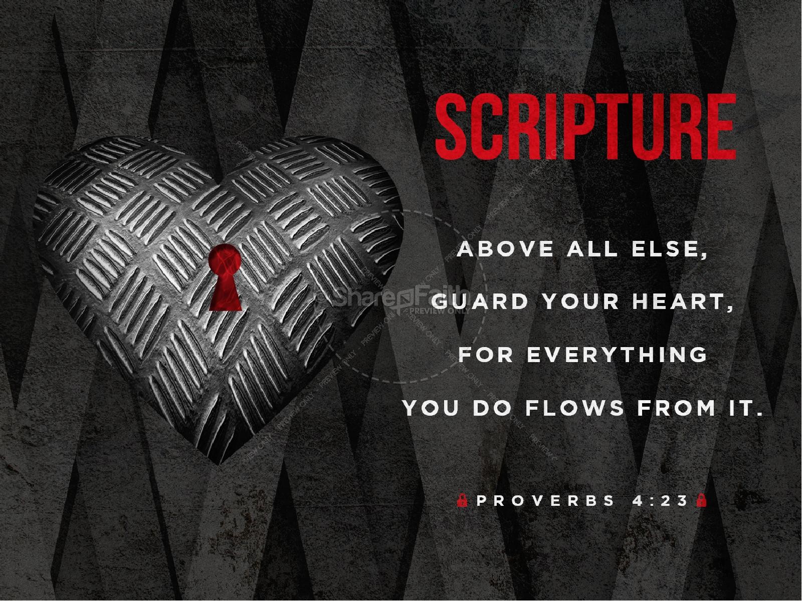 Guard Your Heart Sermon PowerPoint Template Thumbnail 4