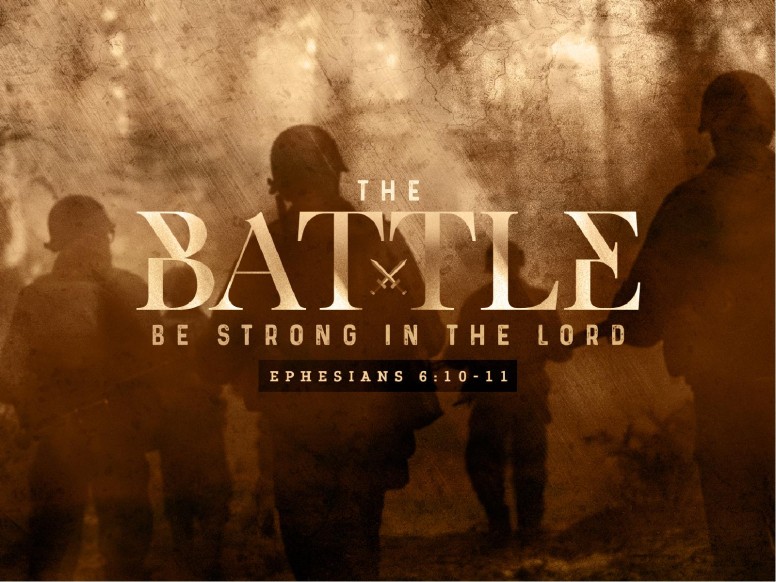 Spiritual Battle Sermon PowerPoint Template