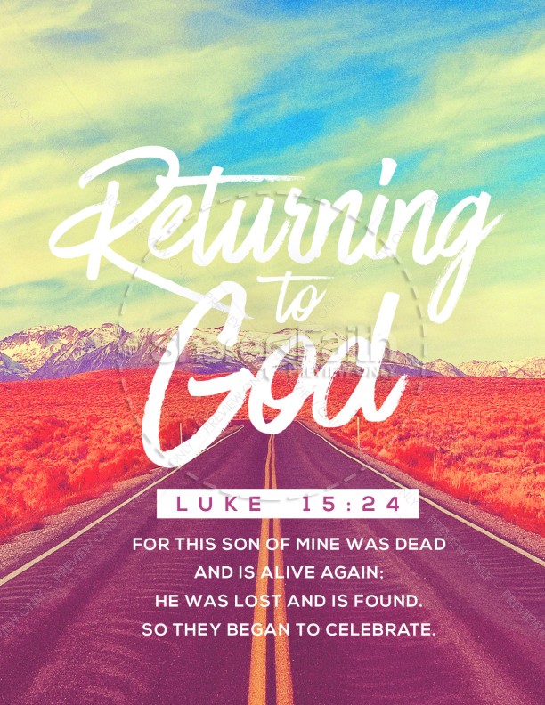 Returning To God Church Flyer Template Thumbnail Showcase