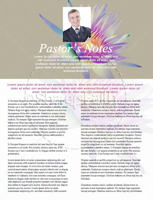Generosity Sermon Series Newsletter Template | page 3