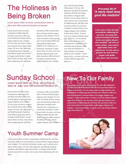 Back to School Supplies Church Newsletter | page 2