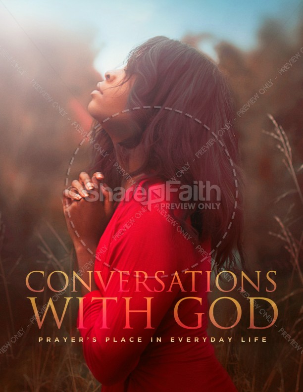 Conversations With God Church Flyer Template Thumbnail Showcase