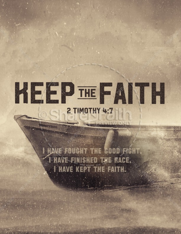 Keep the Faith Church Flyer Template Thumbnail Showcase