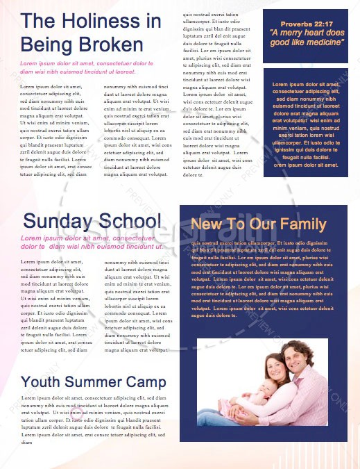 Fall Kick Off Church Newsletter Template | page 2