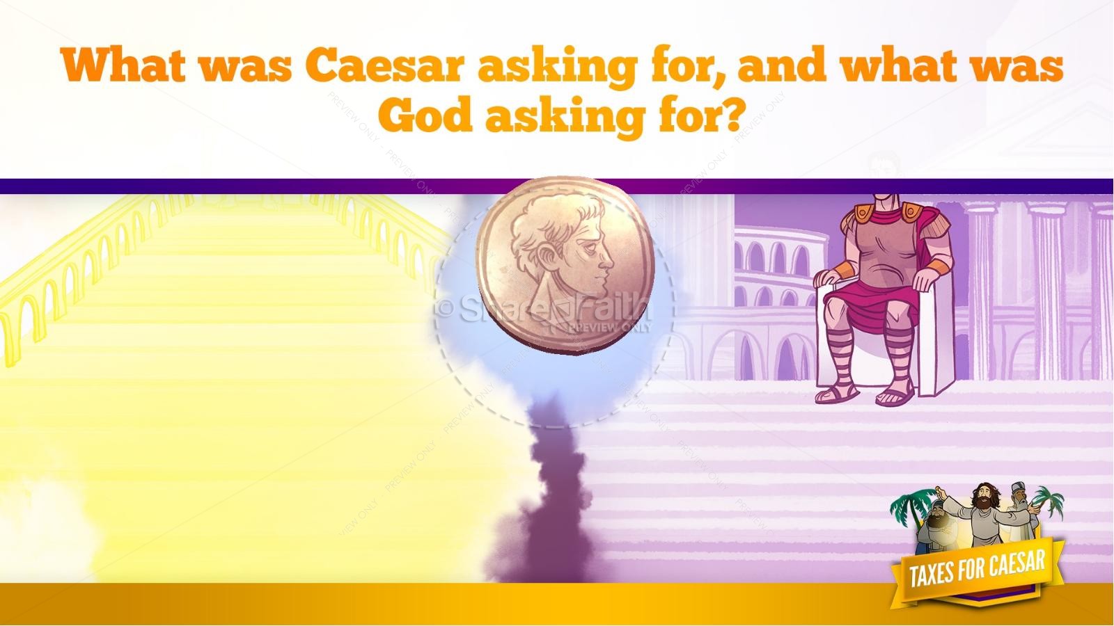 Luke 20 Taxes For Caesar Kids Bible Story Thumbnail 31