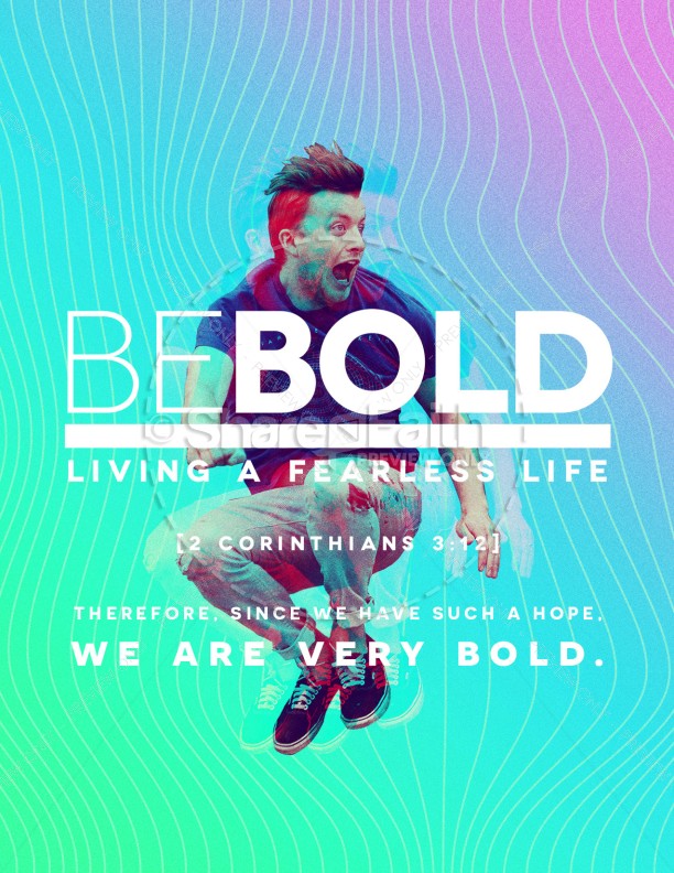 Be Bold Church Flyer Template Thumbnail Showcase
