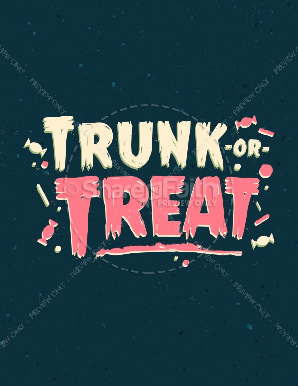 Trunk Or Treat Harvest Festival Flyer Template Thumbnail Showcase