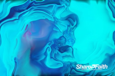 Blue Paint Vortex Abstract Background Video