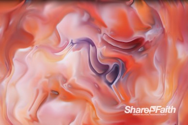 Pink Paint Swirl Abstract Background Video