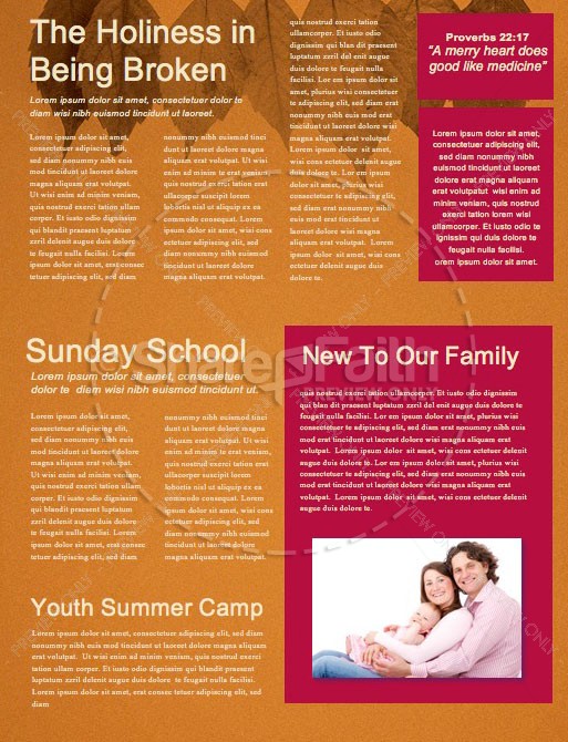 Small Groups Church Newsletter Template | page 2