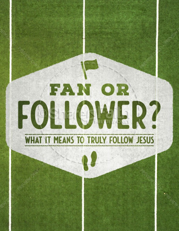 Fan or Follower of Jesus Flyer Template Thumbnail Showcase