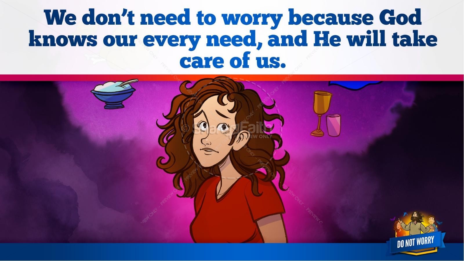 Matthew 6 Do Not Worry Kids Bible Story Thumbnail 32