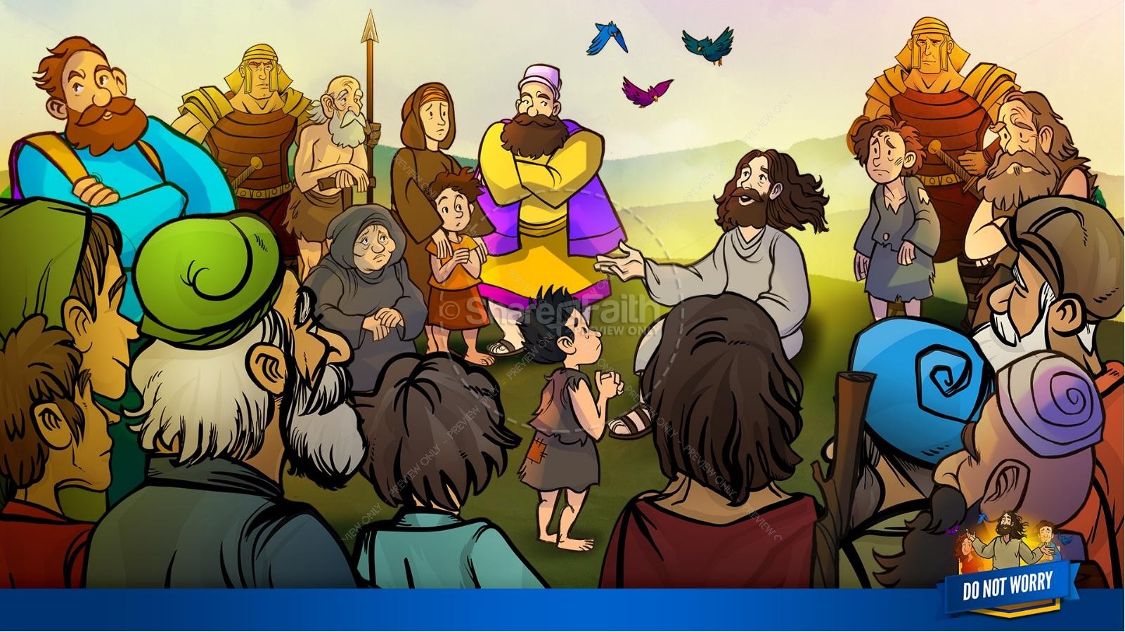 Matthew 6 Do Not Worry Kids Bible Story Thumbnail 10