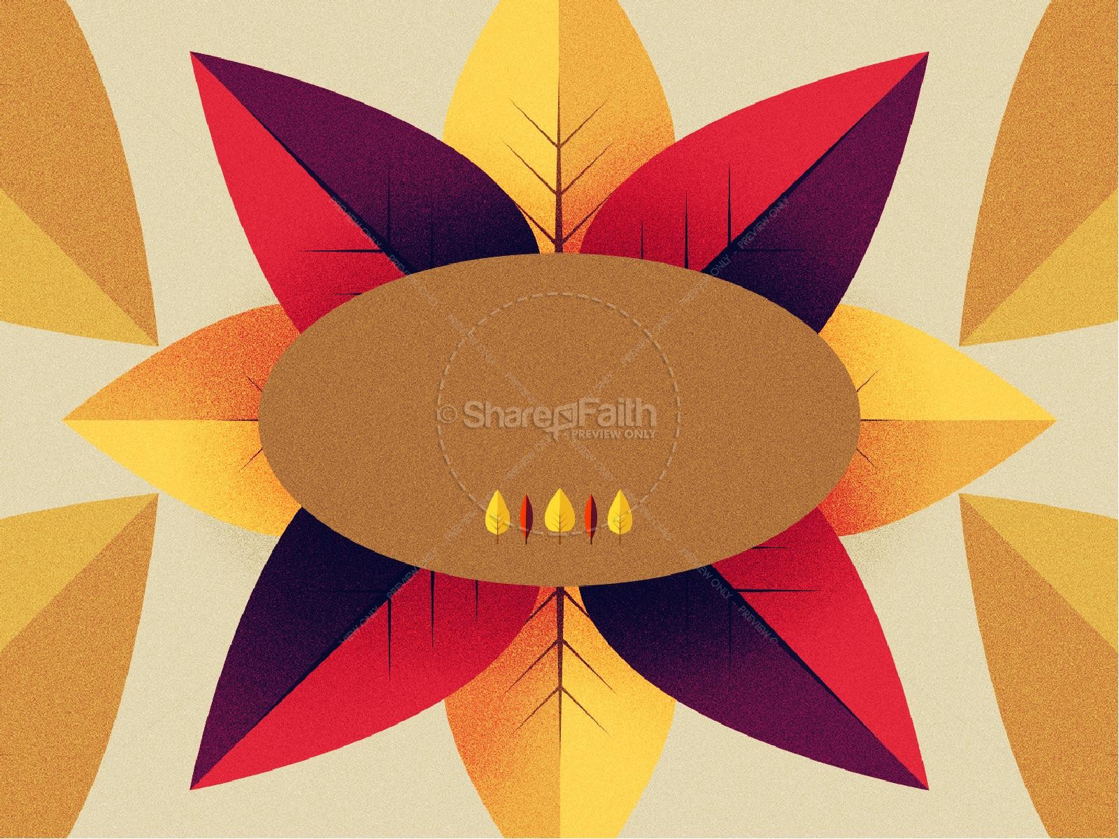 Give Thanks Message Thanksgiving PowerPoint Thumbnail 5