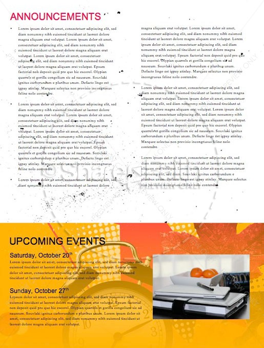 Daylight Savings Time Fall Back Newsletter Template | page 4