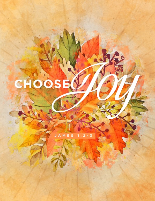 Choose Joy Church Flyer Template