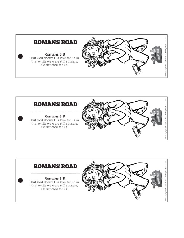 Romans Road Bible Bookmarks Thumbnail Showcase