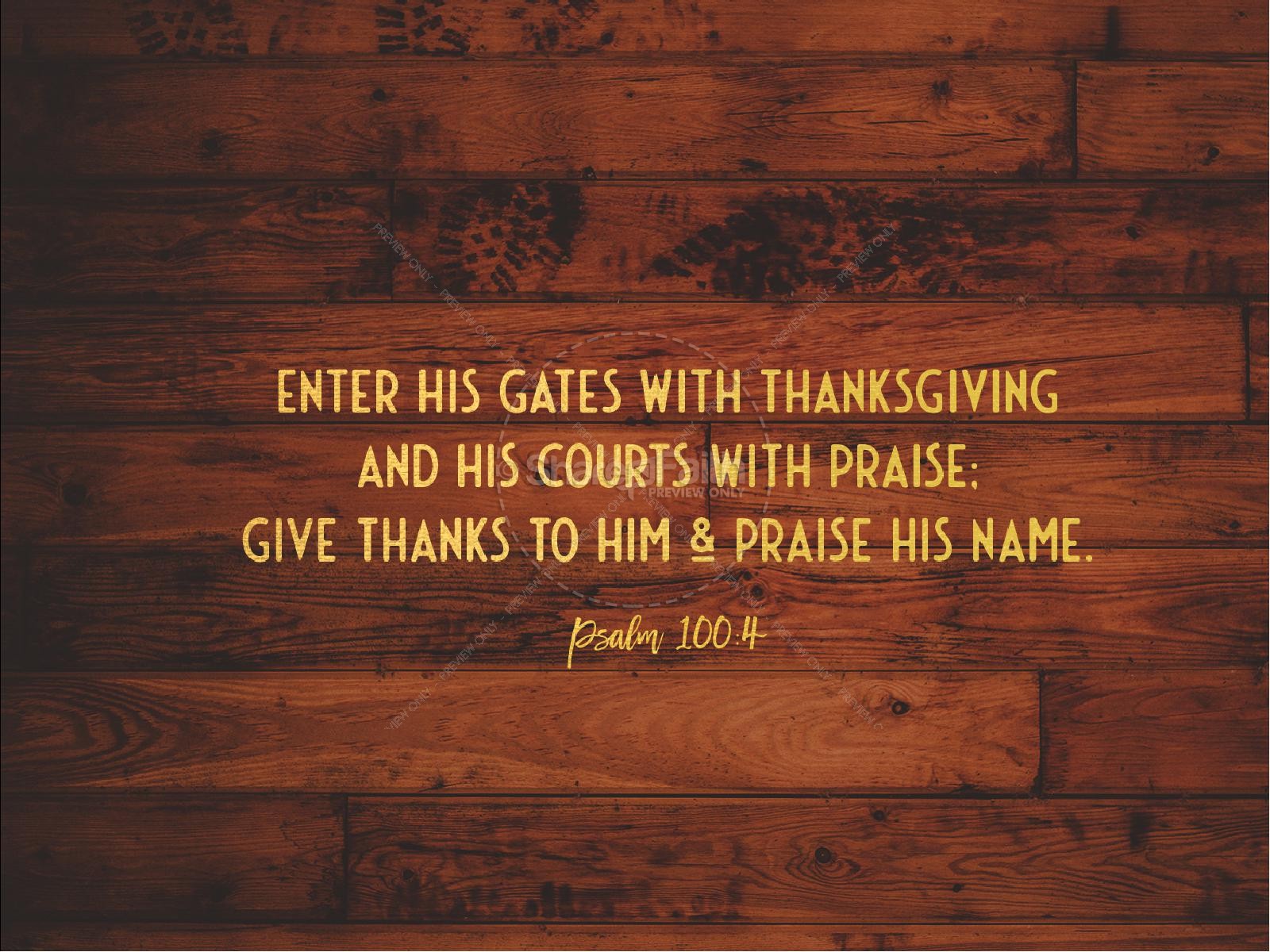 Prayer for Thanksgiving Church PowerPoint Thumbnail 4