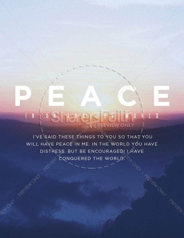 Peace Of Mind Church Flyer Template Thumbnail Showcase