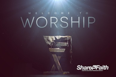 Manger Of Jesus Welcome Motion Graphic