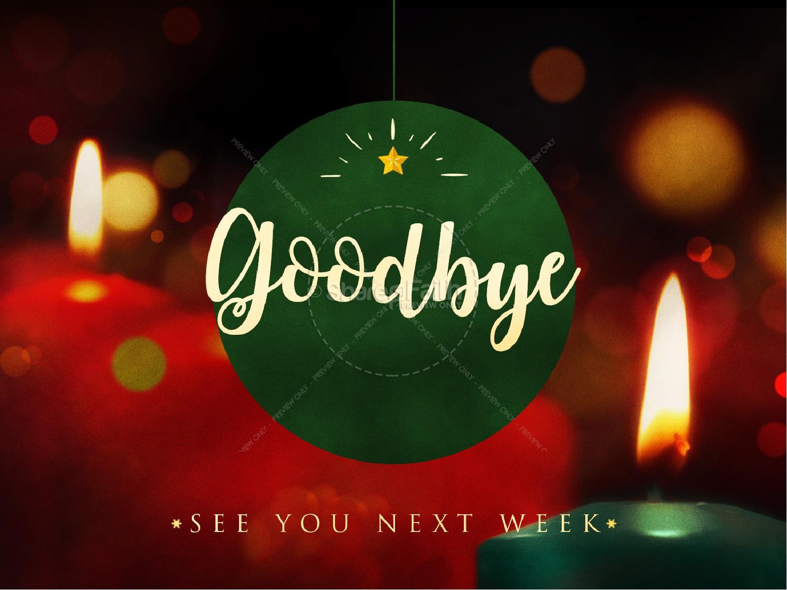 Christmas Eve Candlelight Service PowerPoint Thumbnail 4