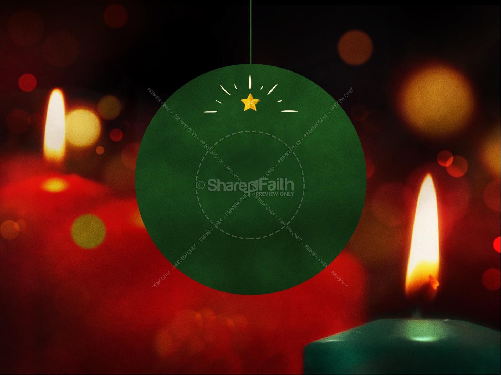 Christmas Eve Candlelight Service PowerPoint Thumbnail 5