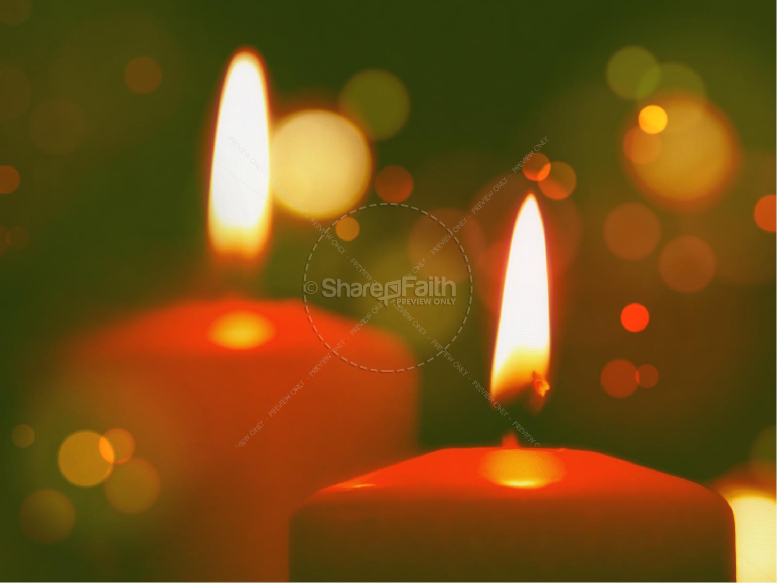 Christmas Eve Candlelight Service PowerPoint Thumbnail 6