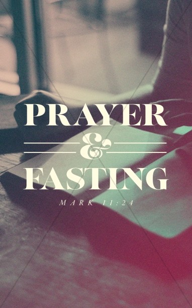 Prayer And Fasting Sermon Bulletin Template Thumbnail Showcase
