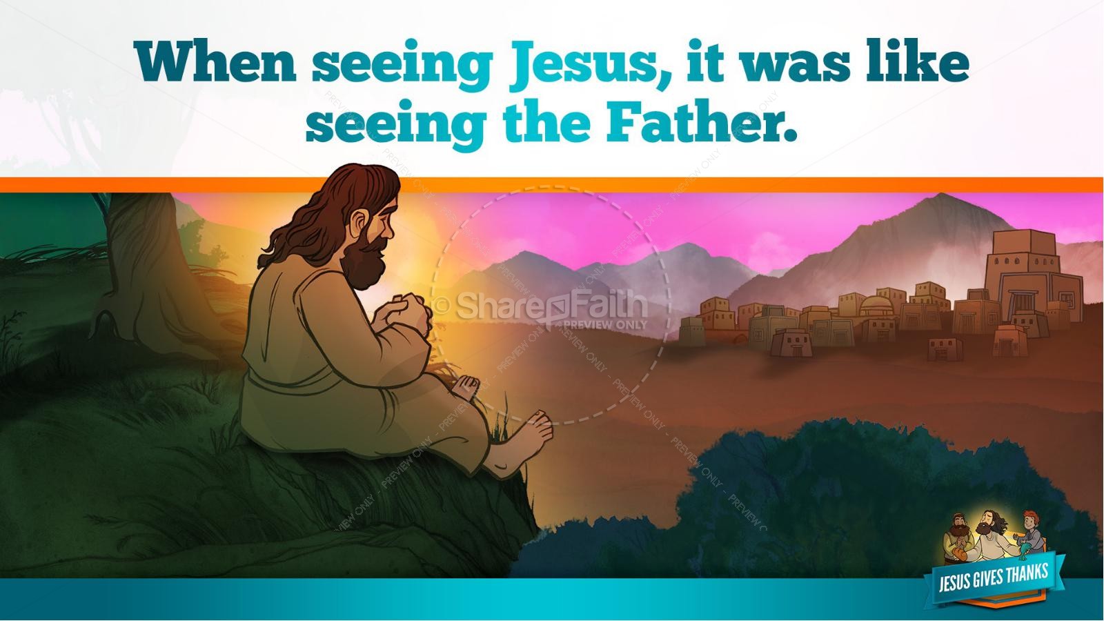 Matthew 11 Jesus Gives Thanks Kids Bible Story | slide 12