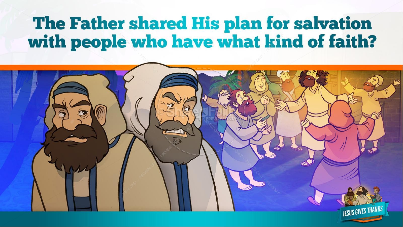 Matthew 11 Jesus Gives Thanks Kids Bible Story Thumbnail 15