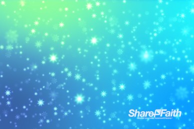 Radiant Christmas Snowflakes Worship Video