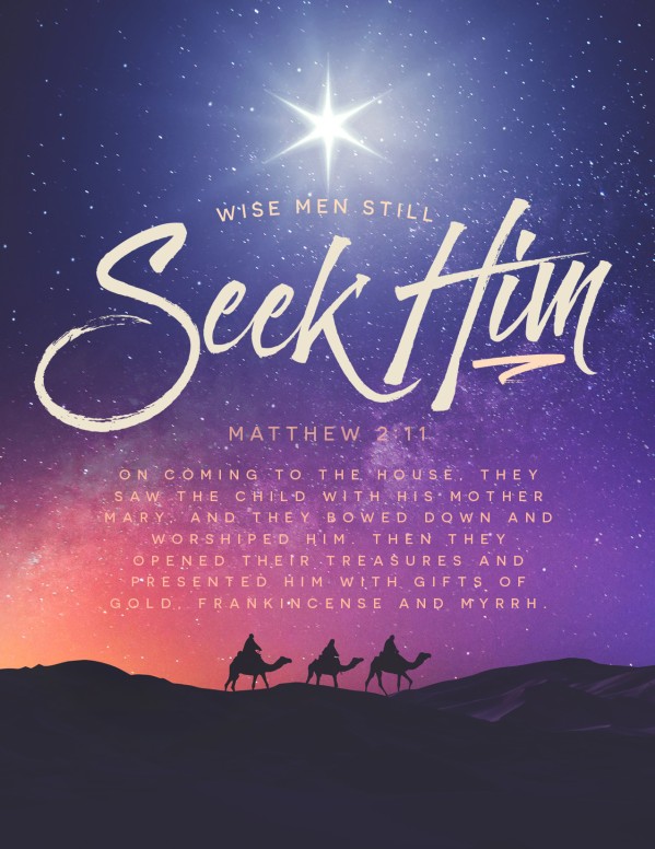 Wise Men Still Seek Him Christmas Flyer Template Template | Flyer Templates