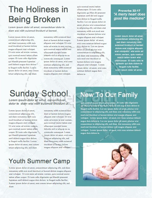 Christmas Tree Holiday Church Newsletter | page 2