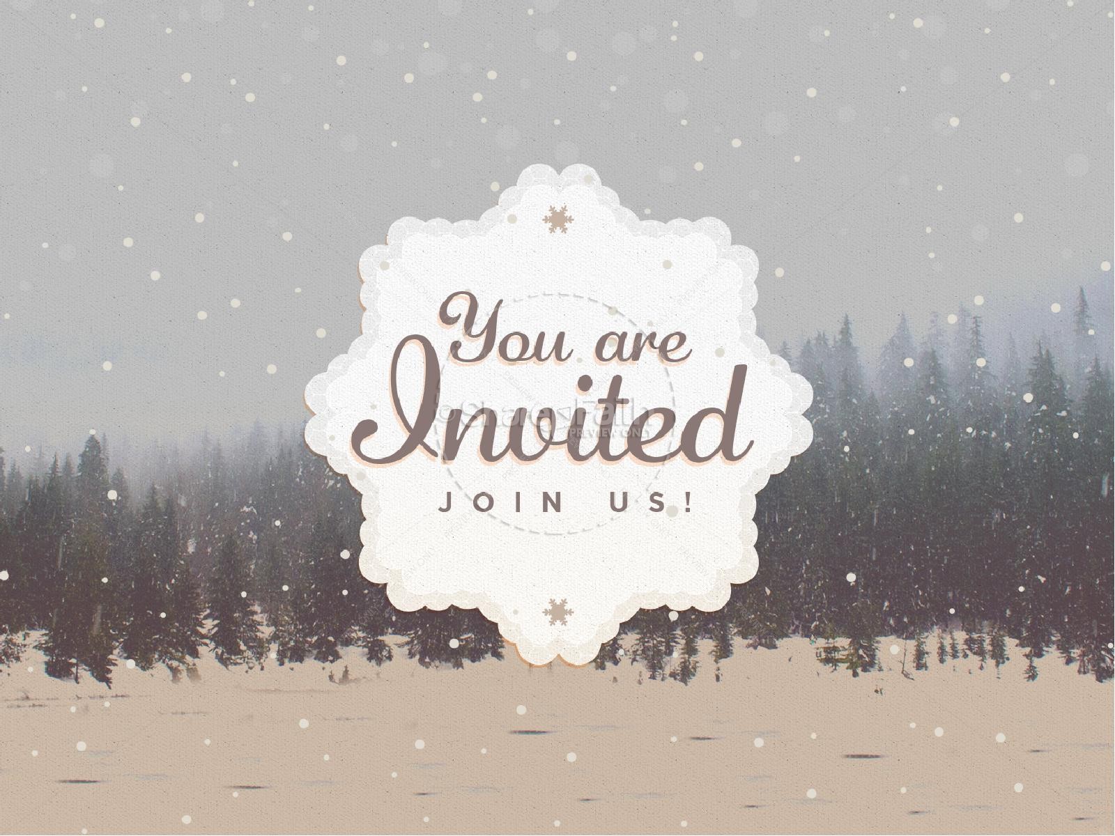 You Are Invited To Christmas PowerPoint