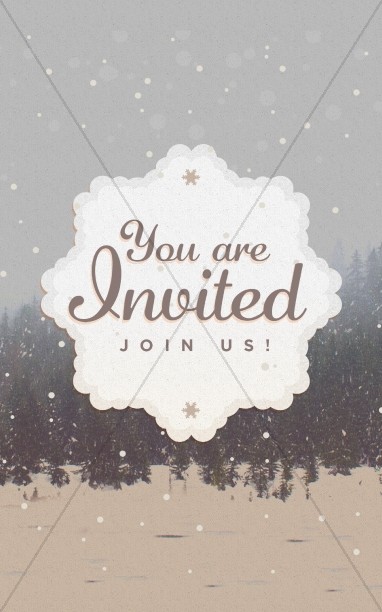 You Are Invited To Christmas Bulletin Thumbnail Showcase
