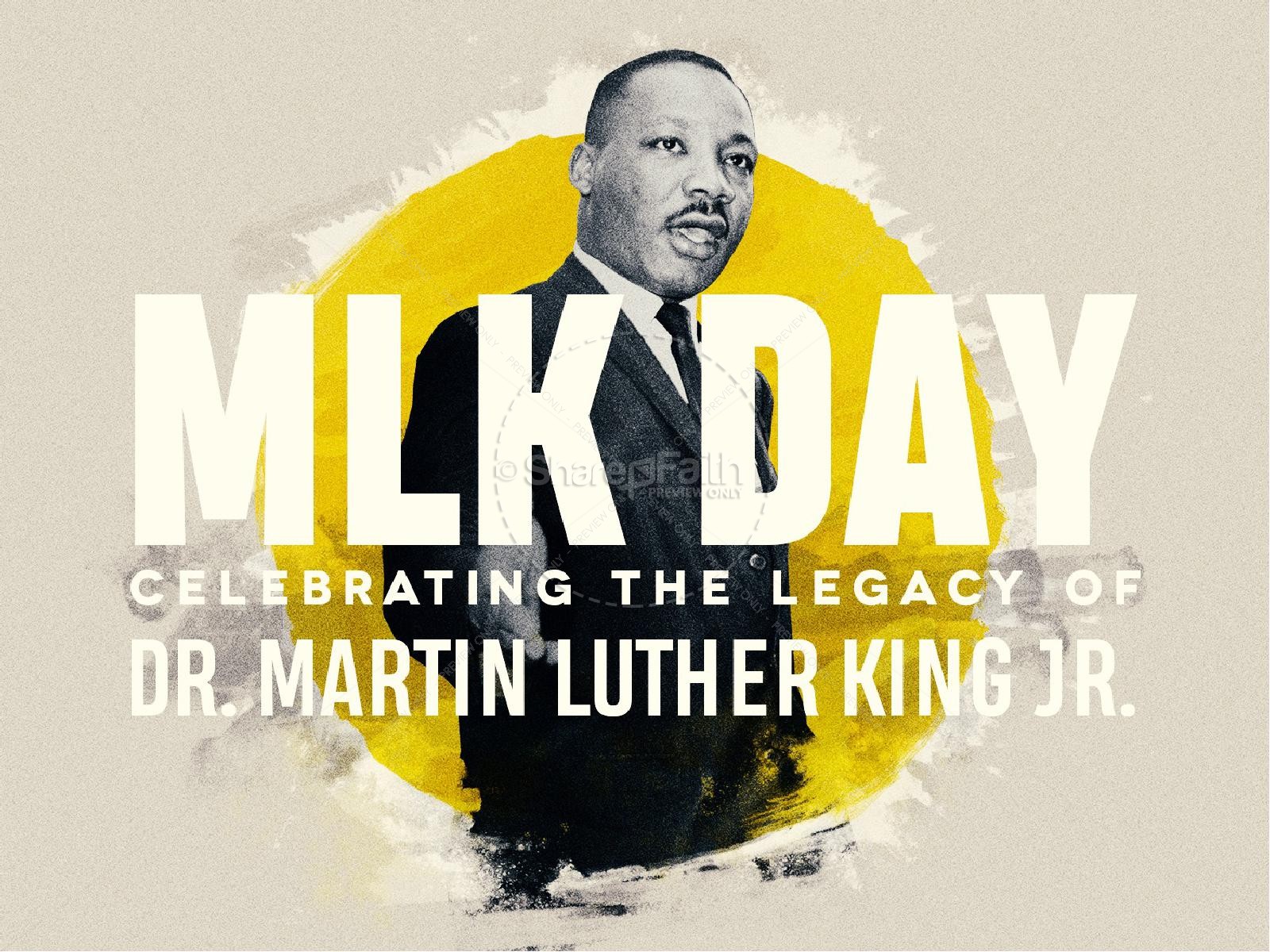 MLK Day Service PowerPoint Template