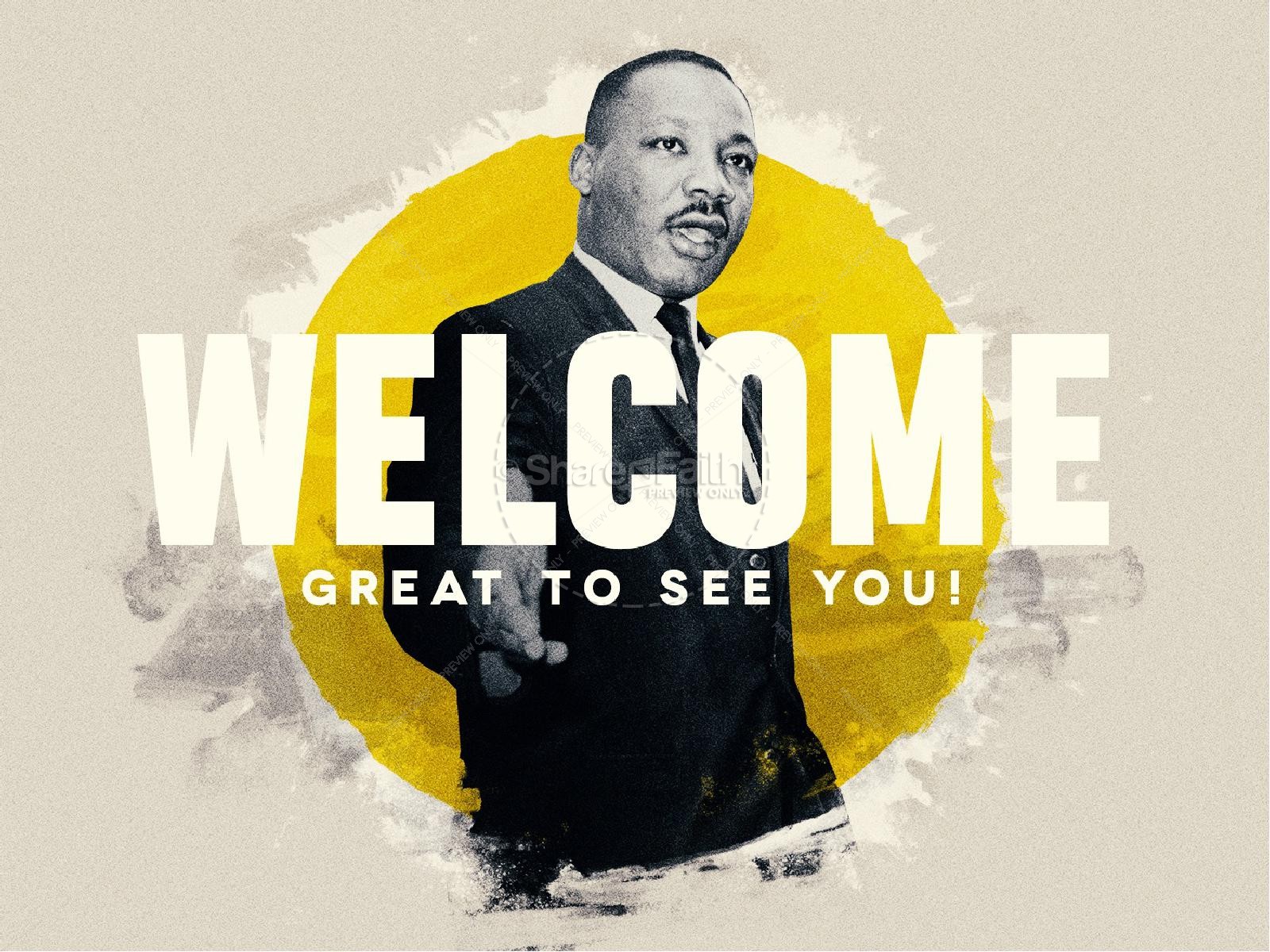 MLK Day Service PowerPoint Template Thumbnail 2