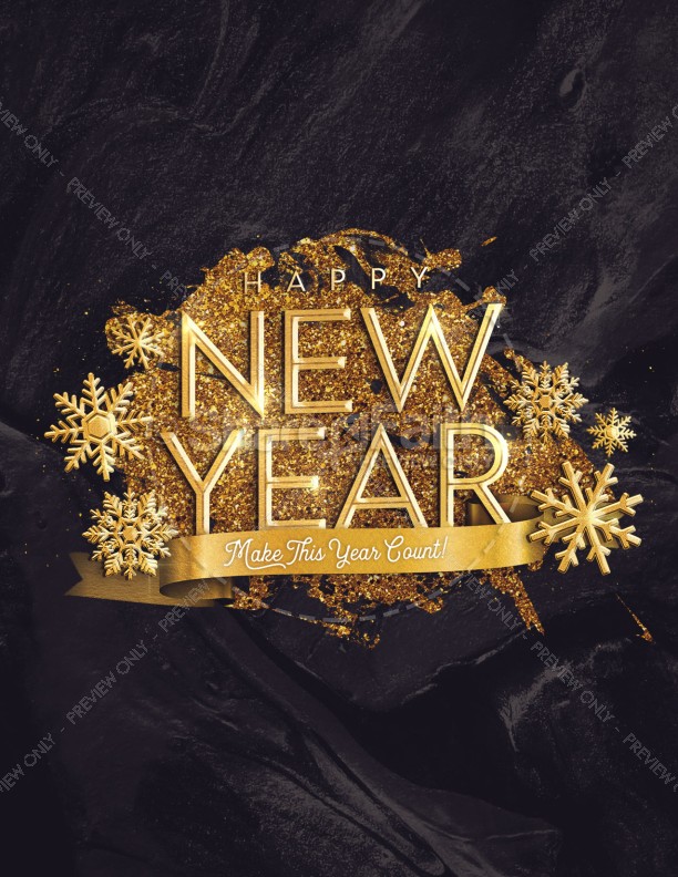 New Year's Eve Church Flyer Thumbnail Showcase