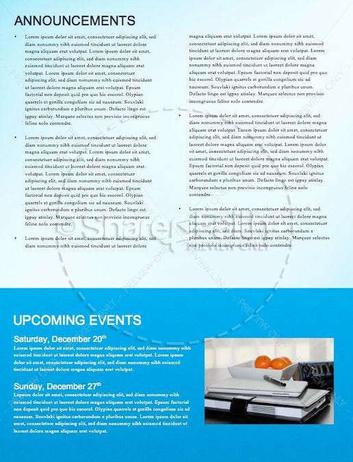 Shift Church Newsletter Template | page 4