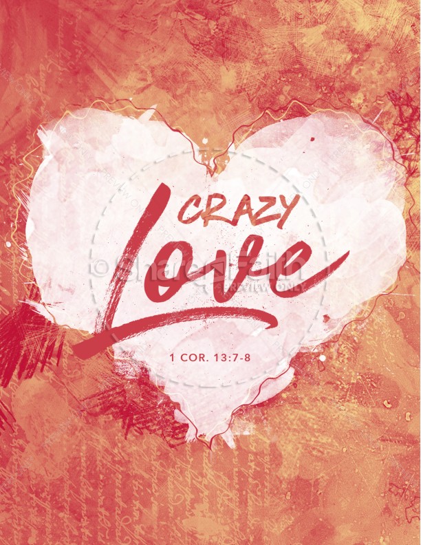 Crazy Love Church Flyer Template Thumbnail Showcase