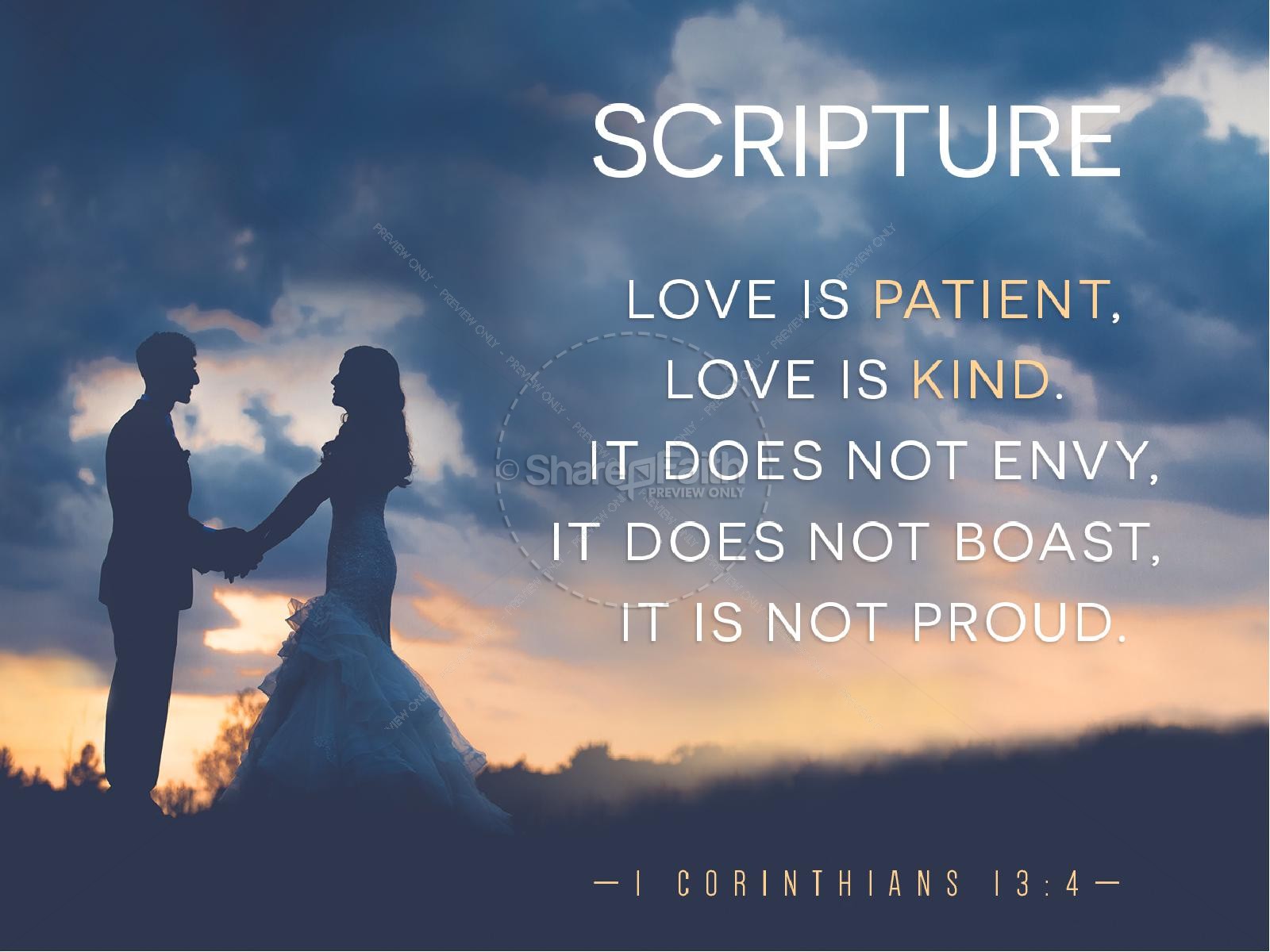 Love Is Bible Verse Sermon PowerPoint Thumbnail 4