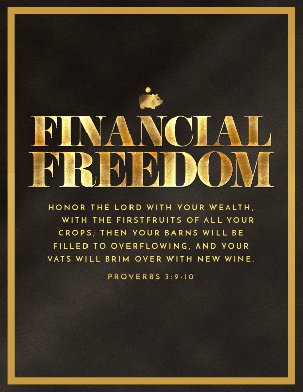 Financial Freedom Church Flyer Template