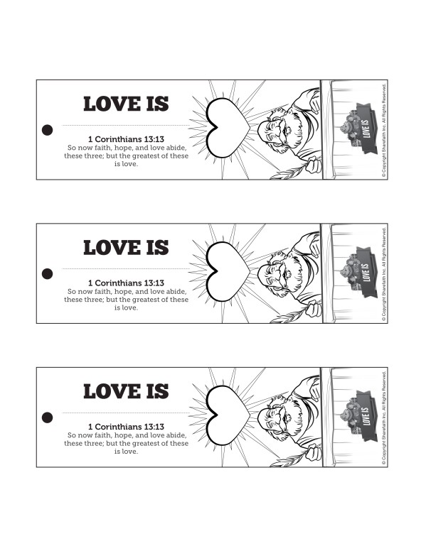 1 Corinthians 13 Love Is Bible Bookmarks Thumbnail Showcase