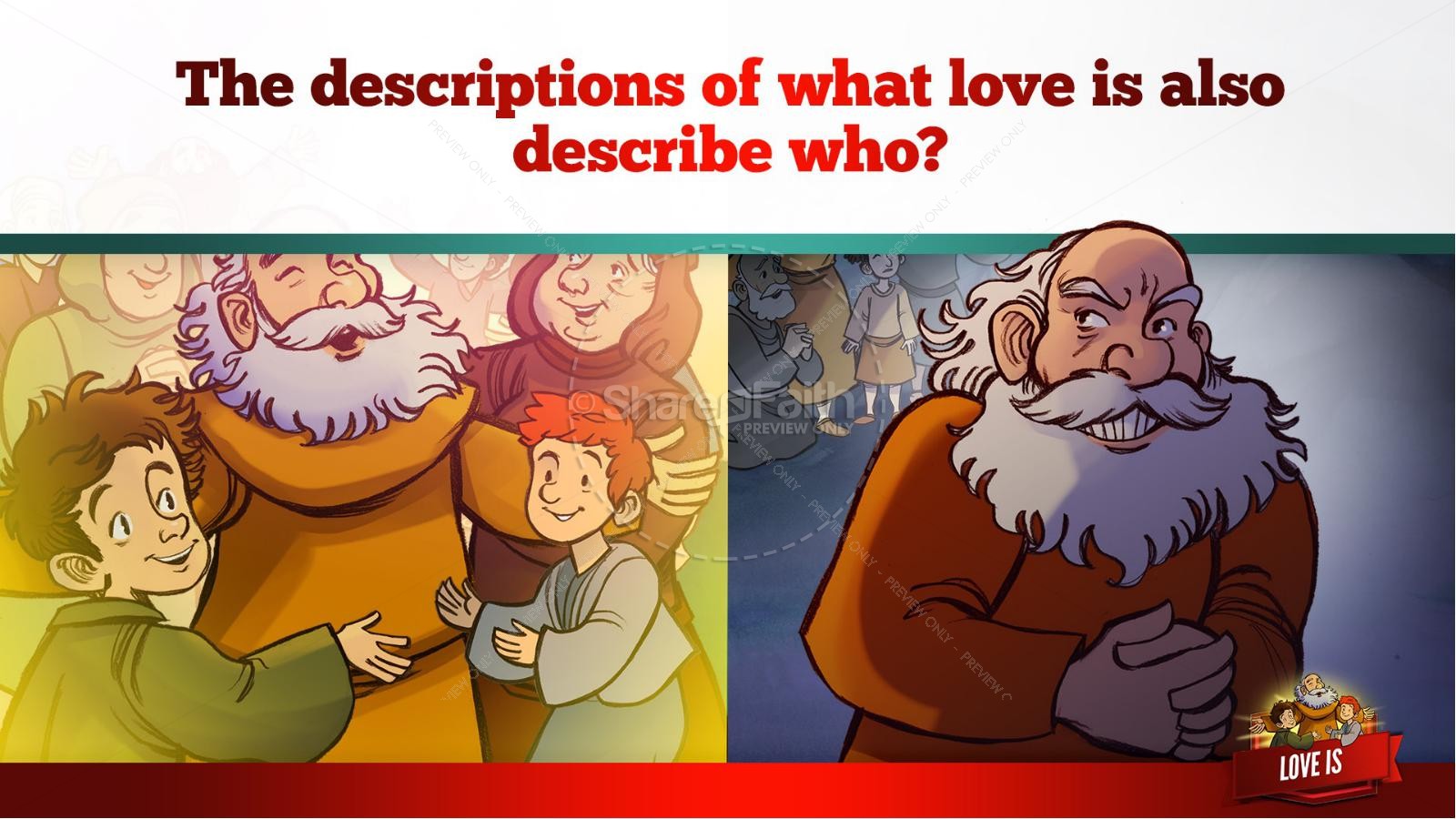 1 Corinthians 13 Love Is Kids Bible Story | slide 27