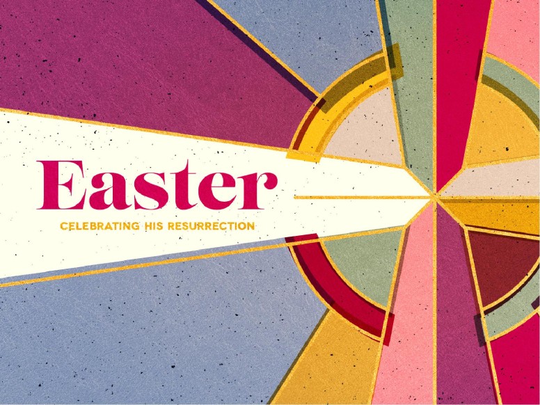 Stained Glass Easter Church PowerPoint